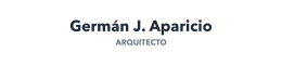 Logo Germán J. Aparicio Arquitecto